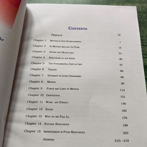 Science Textbook For Class 9