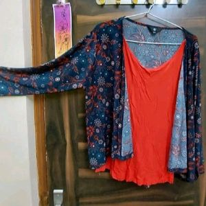 FIG Shrug w Red Top attached