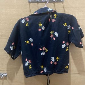 Floral Crop Shirt