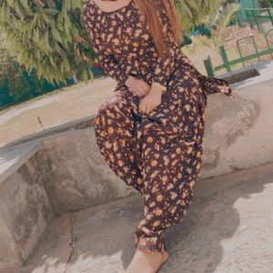 Coffee Salwar Suit