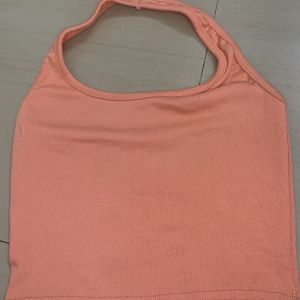 Pink Halter Neck Top (32 Bust)