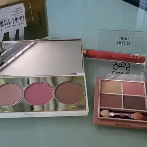 Combo:MyGlamm Chisel It 3 In 1 + LIT + Lakme Eyes