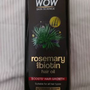 Wow Rosemary Biotin Hair Growth Oil