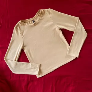 Tokyo Talkies Beige Fitted Top