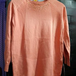 Coral Winter Full Sleeve Top