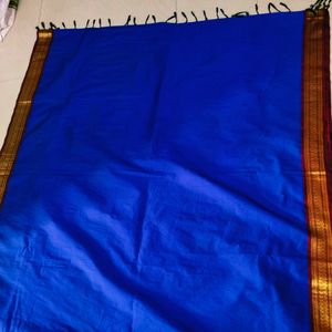 Shining cotton blend Pure Gadwal saree