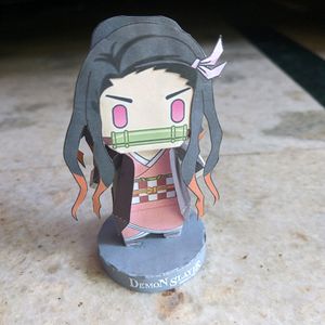 Anime Demon Slayer Nezuko Chibi Figurine(Paper)