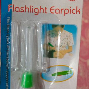 Flashlight Earpick For Cleaning Ear