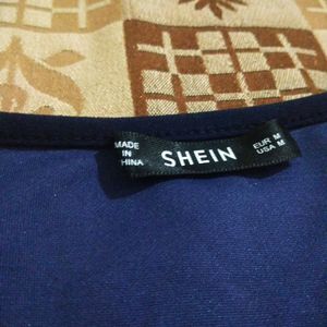 New Shein Navy Blue Dress Size M