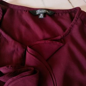 Maroon Top