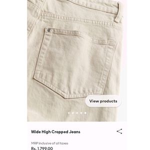 H&M Wide Leg Jeans