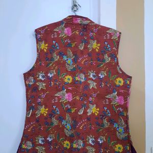 Reversible Jaipuri Print Jacket