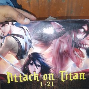 Attack On Titan Manga/books Box SetVol.1to21