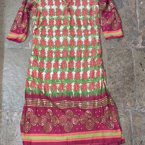 Pure Cotton Kurti And Dupatta