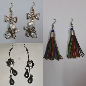 3 Combo New Earrings