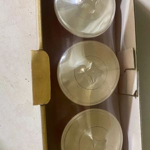 3 Bowl And Plate Snack Set