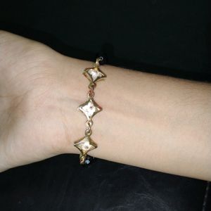 Gold And Black Bracelet