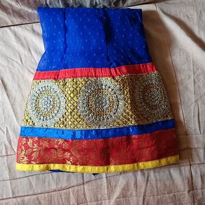 Skirt With Blue Colour