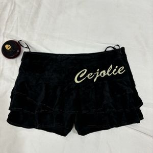 Mini Skirt With attached Shorts