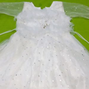 White Frock For Girls