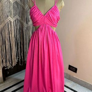 Wrist Side Cut Off Gown