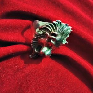 Aesethetic Men's Elegant Lion Face Ring