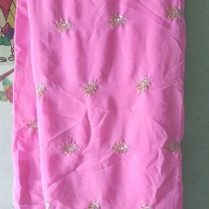 New Baby Pink Saree