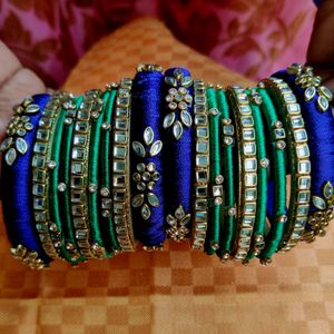 Customized Silk Thread Bangles