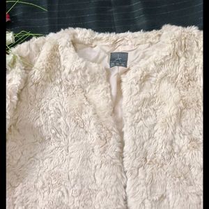 Elegant Crop Fur Coat