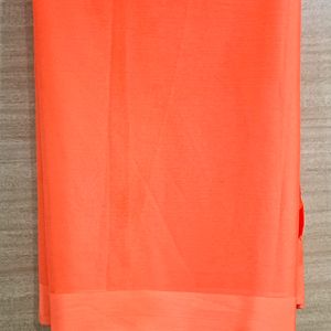 Women's Plain Pure Georgette Saree