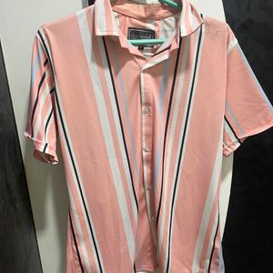 Peach Party Wear Shirt