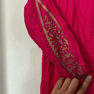 Pink Kurta Long