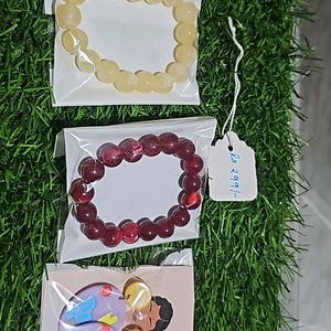 Combo Of Two Beed Bracelet And Earings