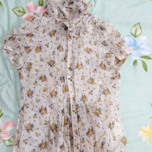 Zara Basic Floral Shirt