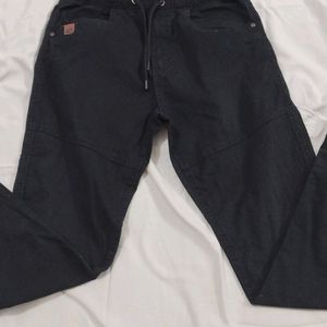 Boys Black Joggers