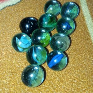 11 Glass Marbles