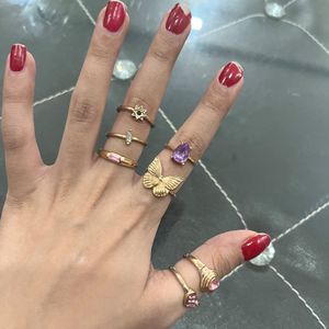 Butterfly Ring Set - Imported