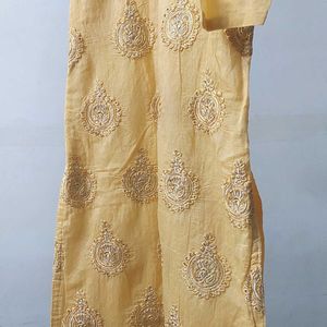 Lemon Colour Kurta