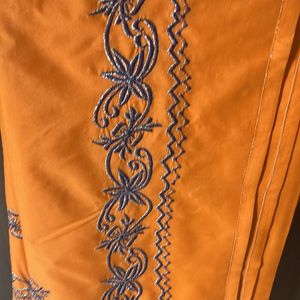 Beautiful Orange Saree