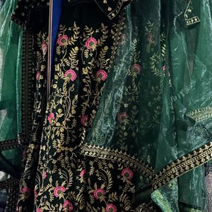 Green Lehenga Choli