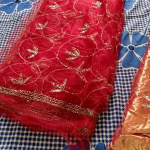 Unstitched Lehenga  Fabric And  Dupatta