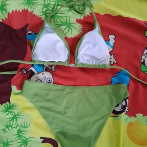 Paded Bikini Top With Panty Small Size .bikini Set