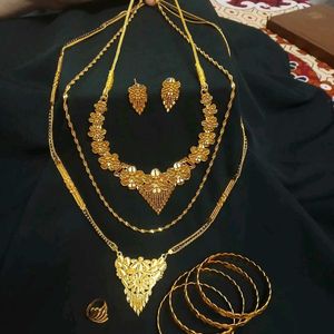 Golden Necklace Full Set