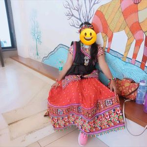 Navratri Red Lehnga Choli