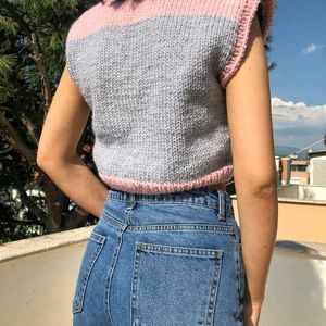 Crochet Cloudy Vest ♡