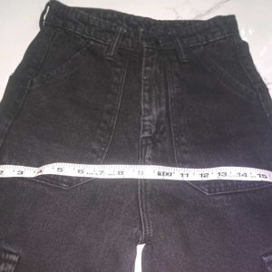 Black Straight Jeans