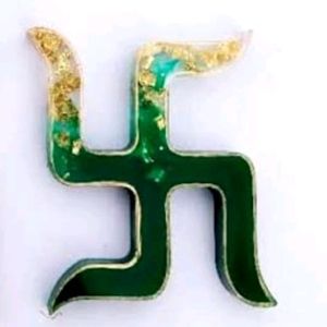 Pack Of 2 Swastik Resin Color Choice Available