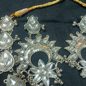 Ethnic Necklace, Oxidised Jewellery,