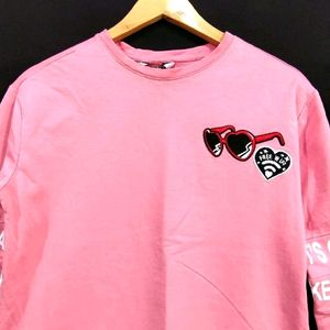 Cute Pink T-shirt For Beauty's