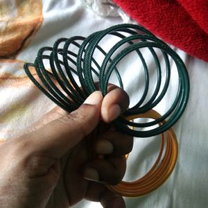 Velvet Bangles (12 Pieces)